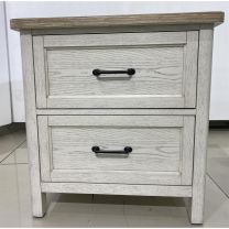 Glenndale Two Drawer Nightstand
