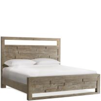 Intrigue King LED Panel Bed