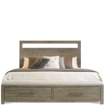 Intrigue Queen LED Panel Storage Bed
