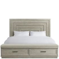 Cascade California King Panel Upholstered Storage Bed