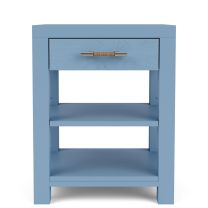 Rosalie 1-Drawer Nightstand-Blue