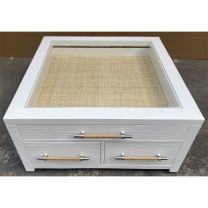 Rosalie Collectors Cocktail Table - White