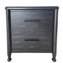 Calhoun Ebony Two Drawer Nightstand