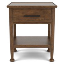 Calhoun 1-Drawer Brn Nightstand