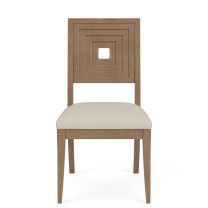 Cascade Casual Mink Uph Wood Bk Sid Chair 2In