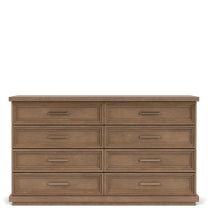 Cascade Casual Mink 8 Drawer Dresser