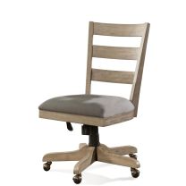 Perspectives Wood Back Uph Desk Chair