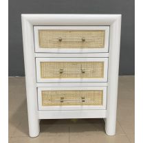Haven Bay 3-Drawer Chairside Table