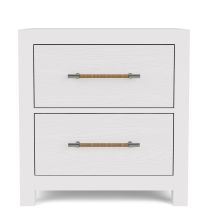 Rosalie 2-Drawer Nightstand-White